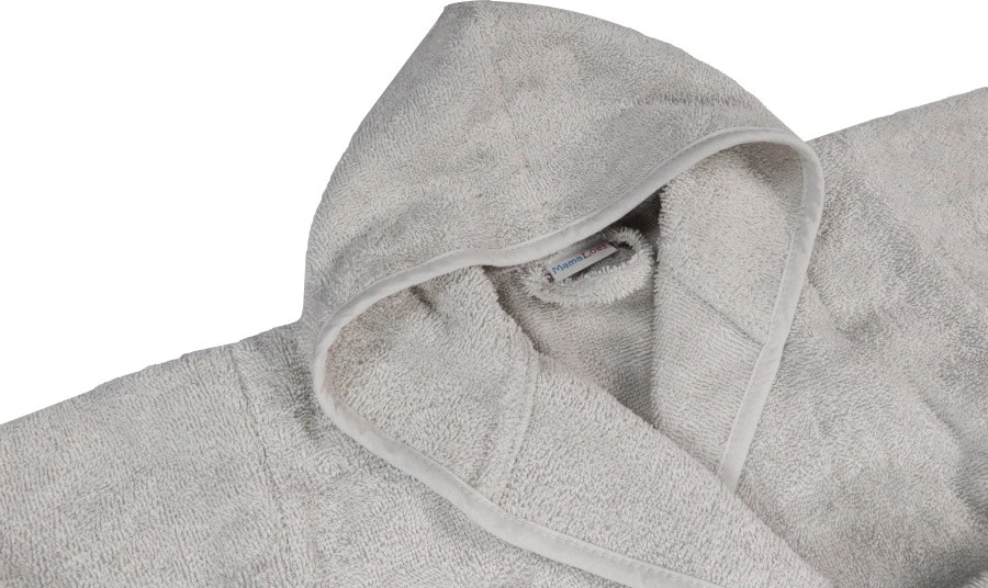 MamaLoes Badstof Light Grey 1-2jr Badjas ML5386 MamaLoes Badstof Light Grey 1-2jr Badjas ML5386 -babybenodigdheden mamaloes badstof light grey 0 1jr badjas ml5086 02 1