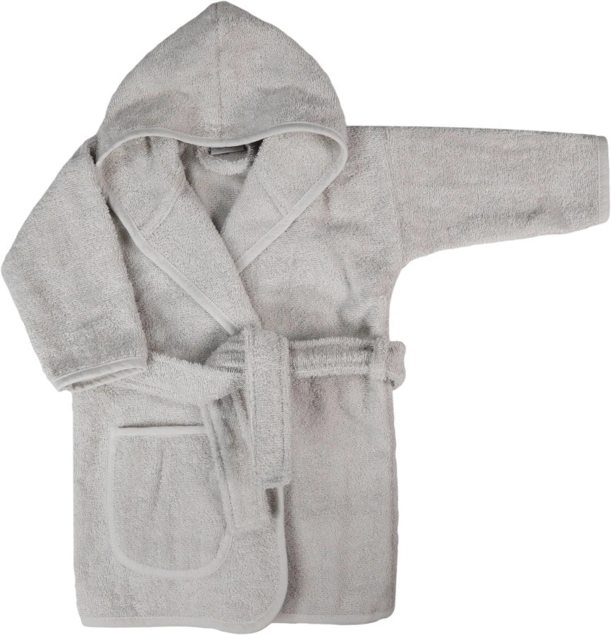 MamaLoes Badstof Light Grey 1-2jr Badjas ML5386 MamaLoes Badstof Light Grey 1-2jr Badjas ML5386 -babybenodigdheden mamaloes badstof light grey 0 1jr badjas ml5086 07 1