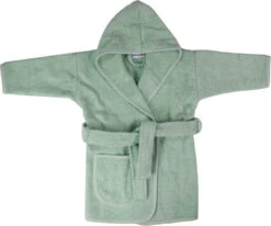 MamaLoes Badstof Stone Green 1-2jr Badjas ML5387 4 MamaLoes Badstof Stone Green 1-2jr Badjas ML5387 -babybenodigdheden mamaloes badstof stone green 1 2jr badjas ml5387 02