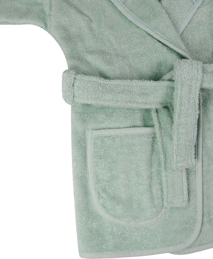 MamaLoes Badstof Stone Green 1-2jr Badjas ML5387 MamaLoes Badstof Stone Green 1-2jr Badjas ML5387 -babybenodigdheden mamaloes badstof stone green 1 2jr badjas ml5387 05