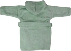MamaLoes Badstof Stone Green 1-2jr Badjas ML5387 5 MamaLoes Badstof Stone Green 1-2jr Badjas ML5387 -babybenodigdheden mamaloes badstof stone green 1 2jr badjas ml5387 07