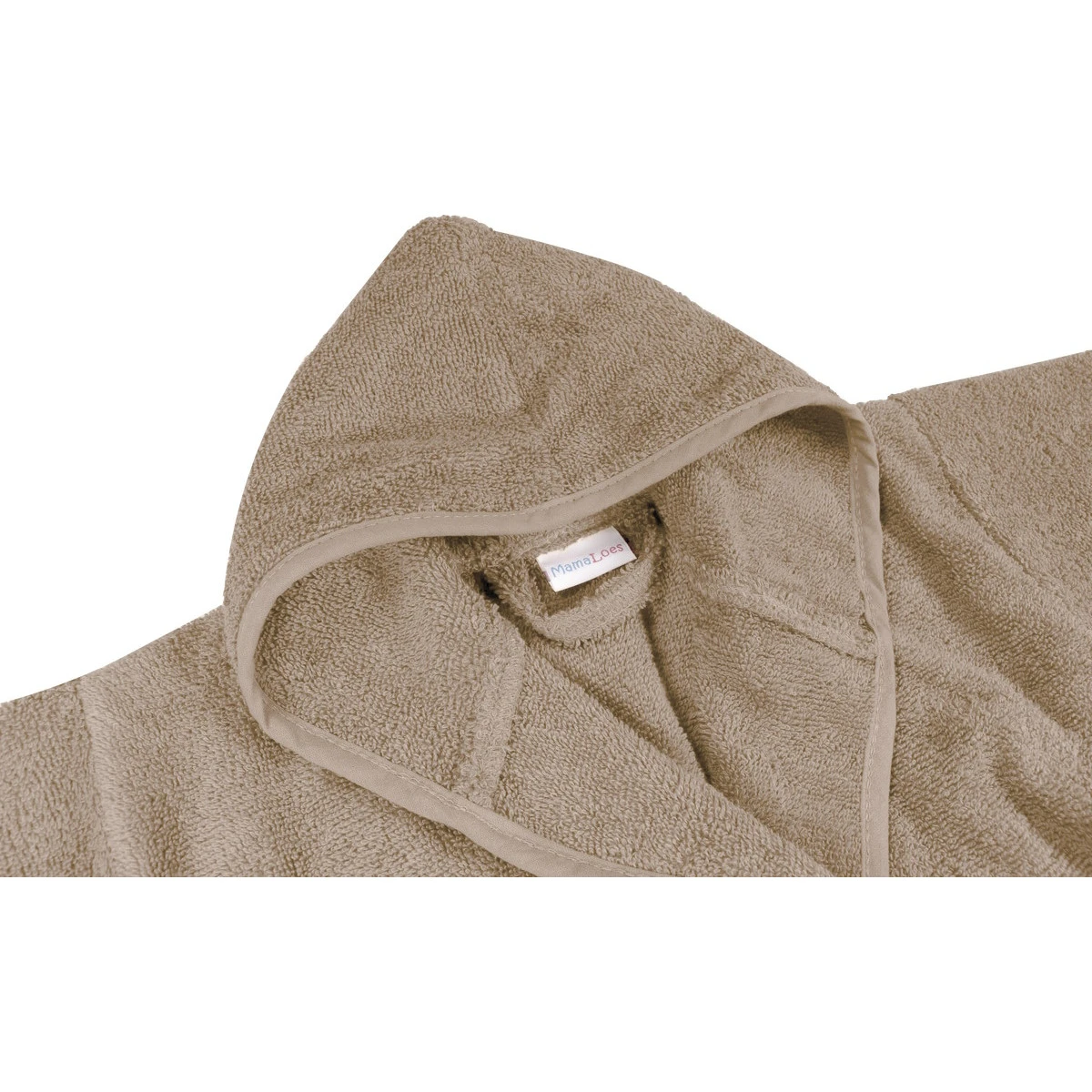 MamaLoes Badstof Zand 1-2jr Badjas ML010306 MamaLoes Badstof Zand 1-2jr Badjas ML010306 -babybenodigdheden mamaloes badstof zand badjas 1 1