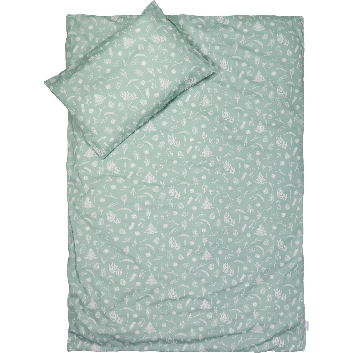 MamaLoes Botanical Stone Green 100x140cm Dekbedovertrek ML020604 MamaLoes Botanical Stone Green 100x140cm Dekbedovertrek ML020604 -babybenodigdheden mamaloes botanical stone green 100x140cm dekbedovertrek ml020604 01