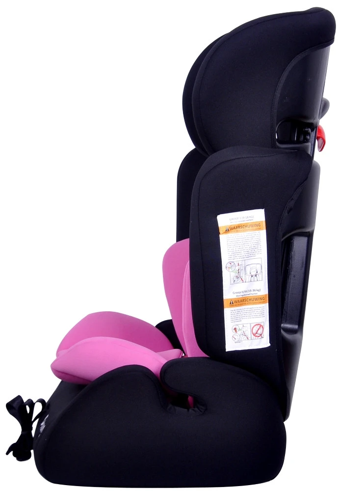 Ding Bas Roze Autostoel 9-36 kg CS003 Ding Bas Roze Autostoel 9-36 Kg CS003 -babybenodigdheden mamaloes ding bas roze autostoel 9 36 kg cs003 4