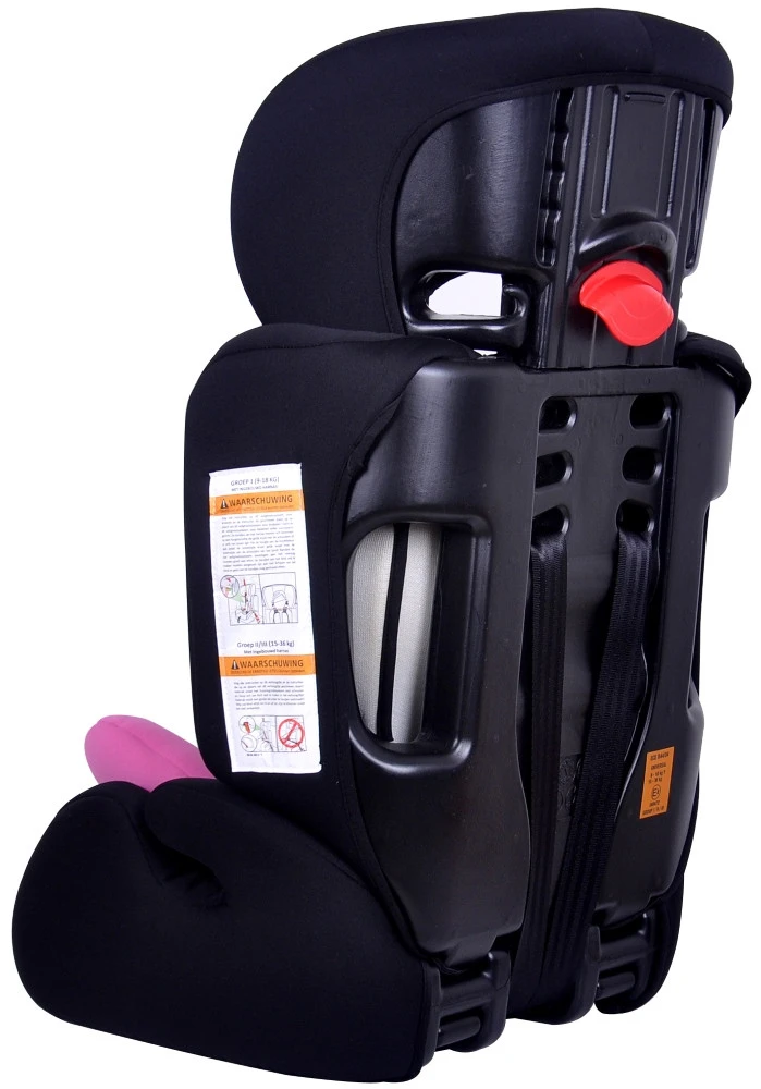 Ding Bas Roze Autostoel 9-36 kg CS003 Ding Bas Roze Autostoel 9-36 Kg CS003 -babybenodigdheden mamaloes ding bas roze autostoel 9 36 kg cs003 5