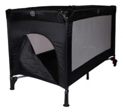 Ding Deluxe Black Campingbedje Incl. Bodemverhoger -babybenodigdheden mamaloes ding deluxe black campingbedje incl. bodemverhoger 10