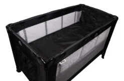 Ding Deluxe Black Campingbedje Incl. Bodemverhoger -babybenodigdheden mamaloes ding deluxe black campingbedje incl. bodemverhoger 14