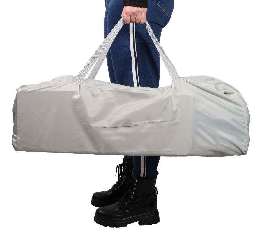 Ding Deluxe Grey Campingbedje incl. Bodemverhoger Ding Deluxe Grey Campingbedje Incl. Bodemverhoger -babybenodigdheden