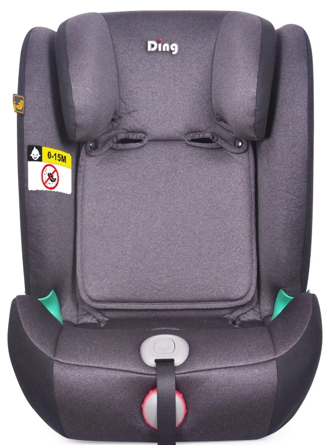 Ding York Grey Leather I-Size Autostoel 9-36 Kg K63 -babybenodigdheden mamaloes ding york black i size autostoel 9 36 kg k63 3 1