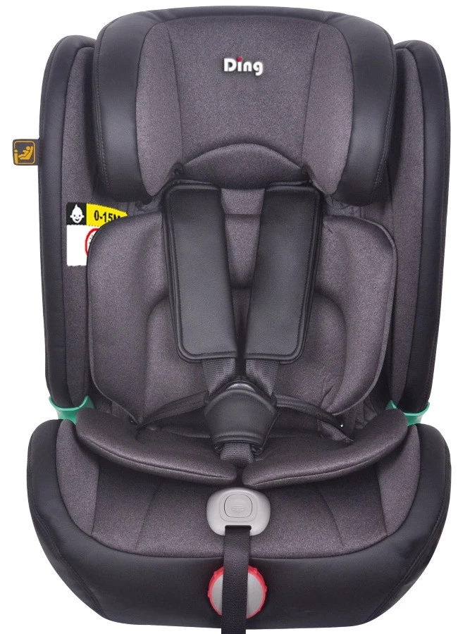 Ding York Black Leather i-Size Autostoel 9-36 kg K63 Ding York Black Leather I-Size Autostoel 9-36 Kg K63 -babybenodigdheden mamaloes ding york black leather i size autostoel 9 36 kg k63