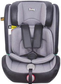 Ding York Grey Leather I-Size Autostoel 9-36 Kg K63 -babybenodigdheden mamaloes ding york grey leather i size autostoel 9 36 kg k63