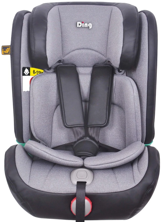 Ding York Grey Leather I-Size Autostoel 9-36 Kg K63 -babybenodigdheden mamaloes ding york grey leather i size autostoel 9 36 kg k63