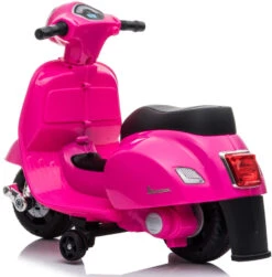 Eco Toys Pink Elektrische Vespa Scooter H1 -babybenodigdheden mamaloes eco toys pink elektrische vespa scooter h1 4