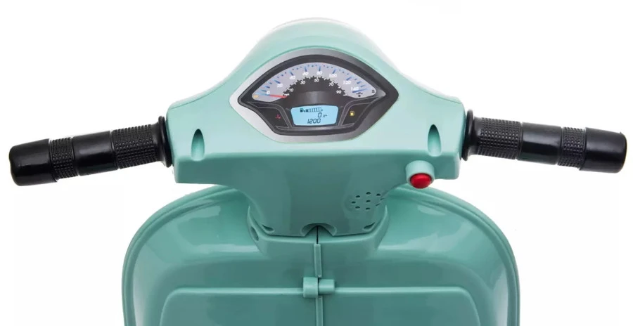 Eco Toys White Elektrische Vespa Scooter H1 Eco Toys White Elektrische Vespa Scooter H1 -babybenodigdheden mamaloes eco toys stonegreen elektrische vespa scooter h1 2