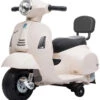 Eco Toys White Elektrische Vespa Scooter H1 -babybenodigdheden mamaloes eco toys white elektrische vespa scooter h1