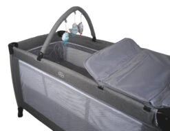 Ding Estilo Melee Grey Ledikant En Reisbedje -babybenodigdheden mamaloes estilo m lee grey ledikant en reisbedje 4