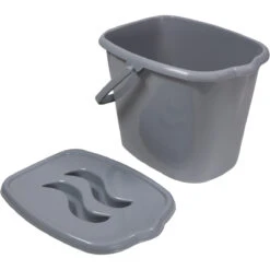 MamaLoes Grijs Badset Incl. Witte Badstandaard -babybenodigdheden mamaloes grijs luieremmer ml050316 1 2