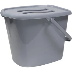 MamaLoes Grijs Badset Incl. Witte Badstandaard -babybenodigdheden mamaloes grijs luieremmer ml050316 2 2