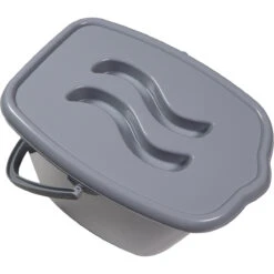 MamaLoes Grijs Badset Incl. Witte Badstandaard -babybenodigdheden mamaloes grijs luieremmer ml050316 3 2