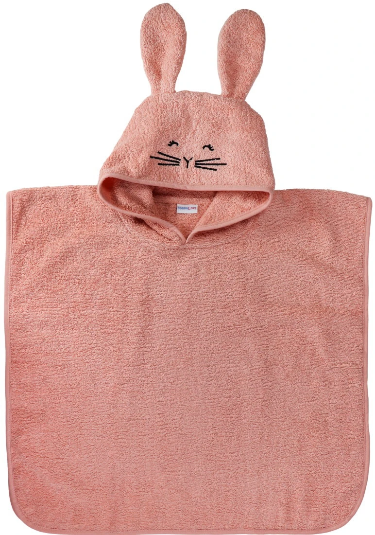 MamaLoes Konijn Baby Poncho ML010503 MamaLoes Konijn Baby Poncho ML010503 -babybenodigdheden mamaloes konijn baby poncho ml010503 1