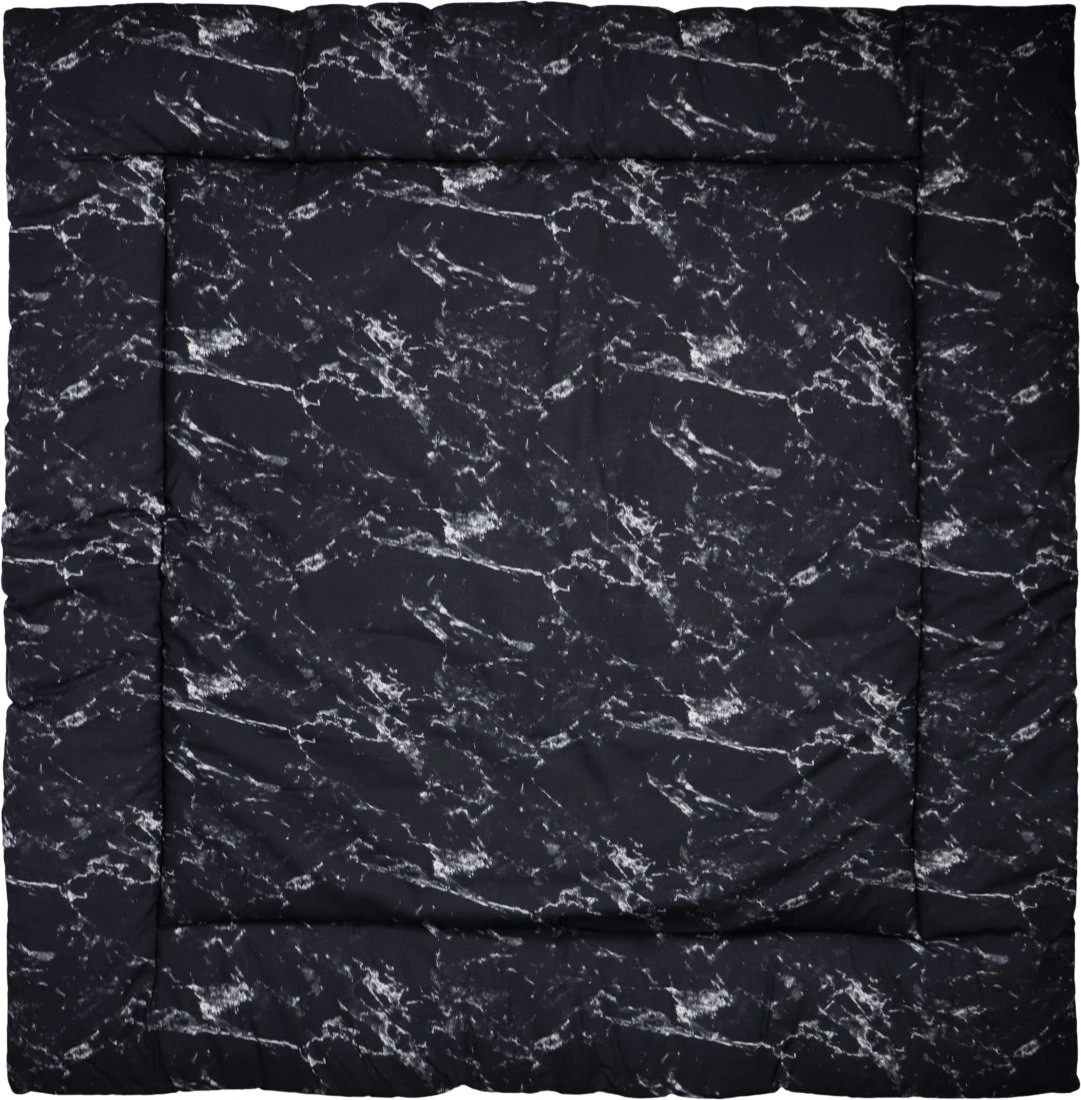 MamaLoes Marmer Zwart 100 x 100 cm Boxkleed ML020215 MamaLoes Marmer Zwart 100 X 100 Cm Boxkleed ML020215 -babybenodigdheden