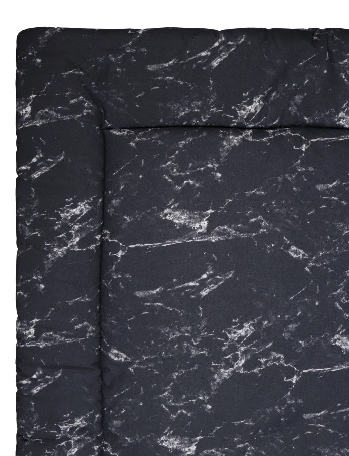 MamaLoes Marmer Zwart 100 x 100 cm Boxkleed ML020215 MamaLoes Marmer Zwart 100 X 100 Cm Boxkleed ML020215 -babybenodigdheden