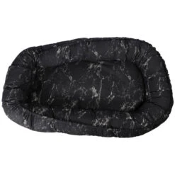 MamaLoes Marmer Zwart Babynest -babybenodigdheden mamaloes marmer zwart babynest 2 1