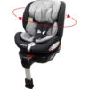 MamaLoes Max Grijs/Zwart 360° Isofix Autostoel 0-36kg ML050214 -babybenodigdheden mamaloes max grijs zwart 360 isofix autostoel 0 36kg ml050214 7 1