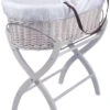 MamaLoes Rotan Wit Draagwieg Met Witte Bekleding 66933 -babybenodigdheden mamaloes rotan wit draagwieg met witte bekleding 66933 1