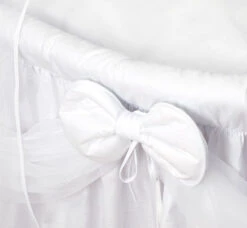 MamaLoes Royal Wit Voile Baby Wiegje 66756 -babybenodigdheden mamaloes royal wit voile baby wiegje 2