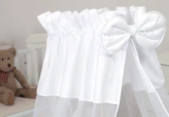 MamaLoes Royal Wit Voile Baby Wiegje 66756 -babybenodigdheden mamaloes royal wit voile baby wiegje 3