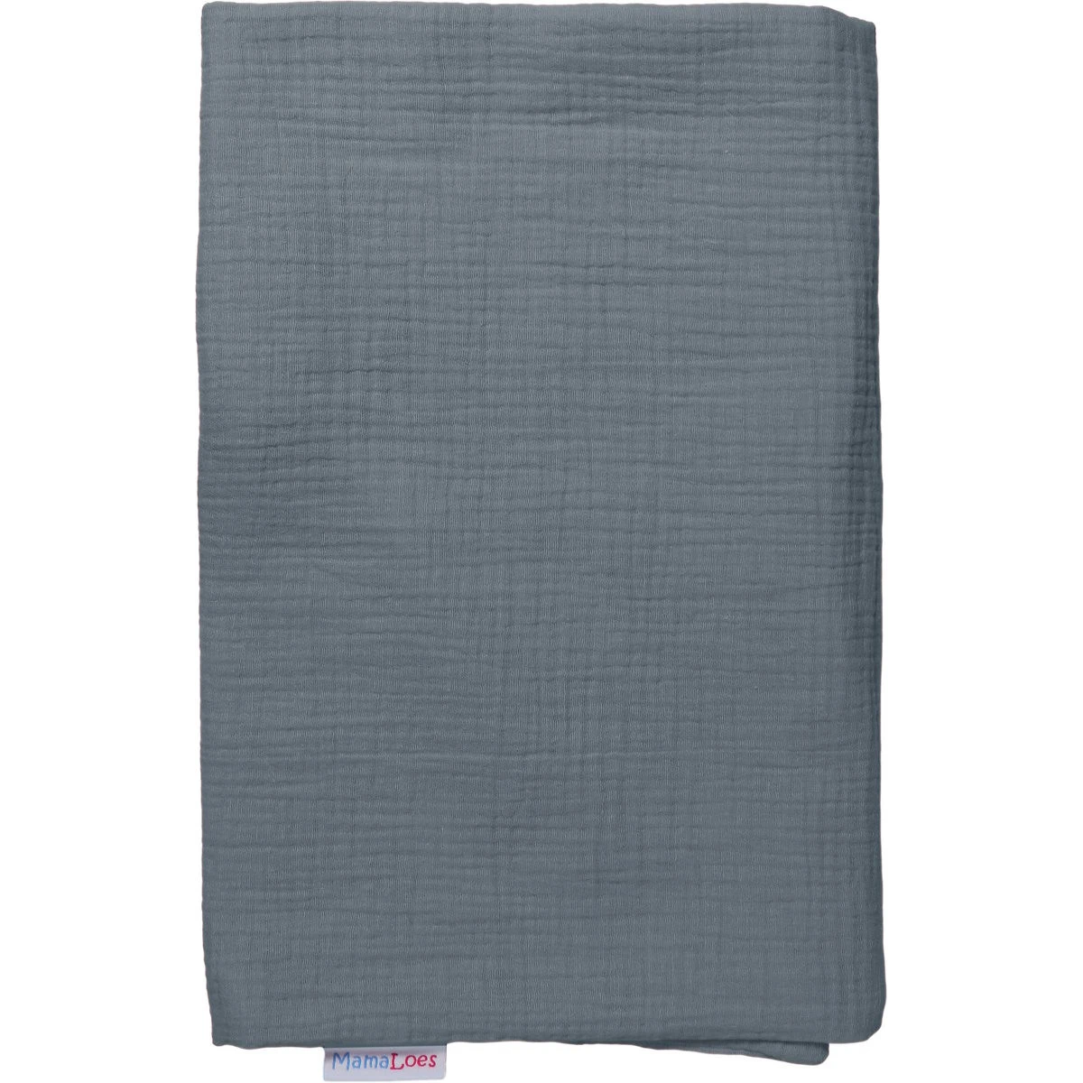 MamaLoes Soft Cotton Blauw 75 X 100 Cm Wiegdeken ML020811 -babybenodigdheden mamaloes soft cotton blauw 75 x 100 cm wiegdeken ml020811 01