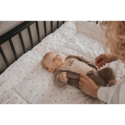 MamaLoes Paddenstoeltjes 80 X 100 Cm Omkeerbaar Boxkleed ML020231 -babybenodigdheden mamaloes stippen 80 x 100 cm omkeerbaar boxkleed ml020232 14 2