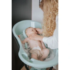 MamaLoes Grijs Badset Incl. Witte Badstandaard -babybenodigdheden mamaloes stone green badje ml050308 01 2