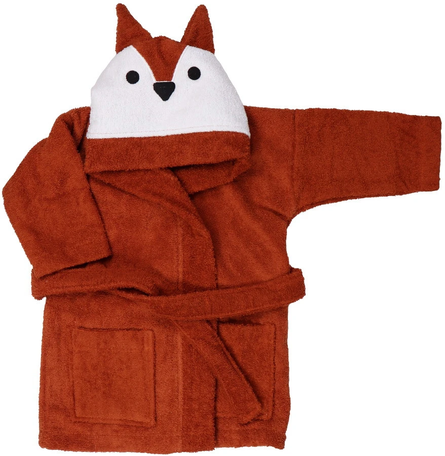 MamaLoes Vos 0-1 Jaar Badjas ML 5032 MamaLoes Vos 0-1 Jaar Badjas ML 5032 -babybenodigdheden mamaloes vos 0 1 jaar badjas ml 5032