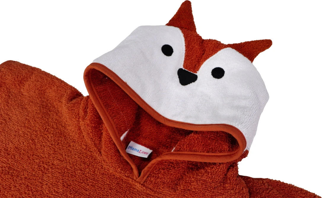 MamaLoes Vos Baby Poncho ML010502 MamaLoes Vos Baby Poncho ML010502 -babybenodigdheden mamaloes vos baby poncho ml010502 2