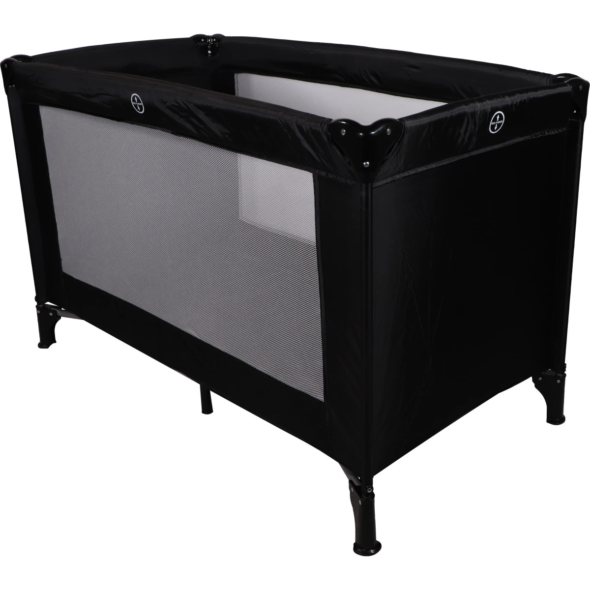 MamaLoes Zwart Campingbed ML030101 MamaLoes Zwart Campingbed ML030101 -babybenodigdheden mamaloes zwart campingbed ml030101 2