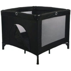 Ding Deluxe Black Inklapbare Box Incl. Bodemverhoger -babybenodigdheden mamaloesdeluxeboxzwart 4 1