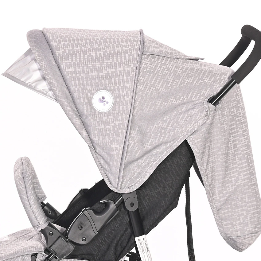 Lorelli Martina Cool Grey Wandelwagen 1002171-2386 Lorelli Martina Cool Grey Wandelwagen 1002171-2386 -babybenodigdheden martina adjustable canopy with sun shade