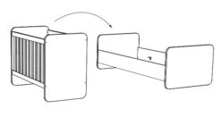 Meegroei Babykamer Naomi: Meegroei Ledikant, Commode En 2-Deurskast 7 Meegroei Babykamer Naomi: Meegroei Ledikant, Commode En 2-Deurskast -babybenodigdheden meegroeiledikant naomi naobb20 2