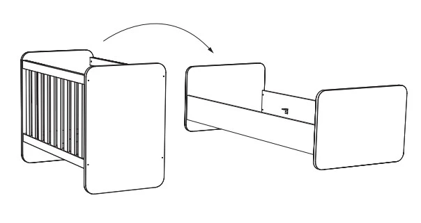 Meegroei Babykamer Naomi: Meegroei Ledikant, Commode en 2-Deurskast Meegroei Babykamer Naomi: Meegroei Ledikant, Commode En 2-Deurskast -babybenodigdheden meegroeiledikant naomi naobb20 2