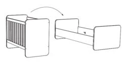 Meegroei Babykamer Naomi: Meegroei Ledikant En Commode -babybenodigdheden meegroeiledikant naomi naobb20 2 1920x1920