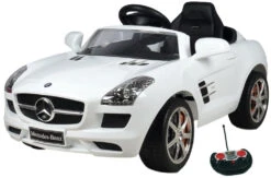 Eco Toys Mercedes SLS Wit Elektrische Kinderauto CLB-681r