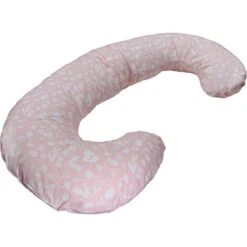 MamaLoes Botanical Animals Roze C-vorm Voedingskussen ML020409 -babybenodigdheden ml020409 01