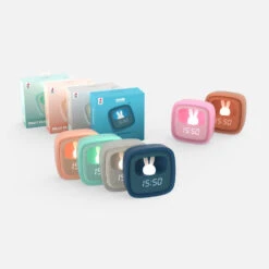 MOB Billy Marshmallow Klok En Nachtlampje BILLY-MARSH-01 5 MOB Billy Marshmallow Klok En Nachtlampje BILLY-MARSH-01 -babybenodigdheden mob billy chocolate klok en nachtlampje billy sfeer 2