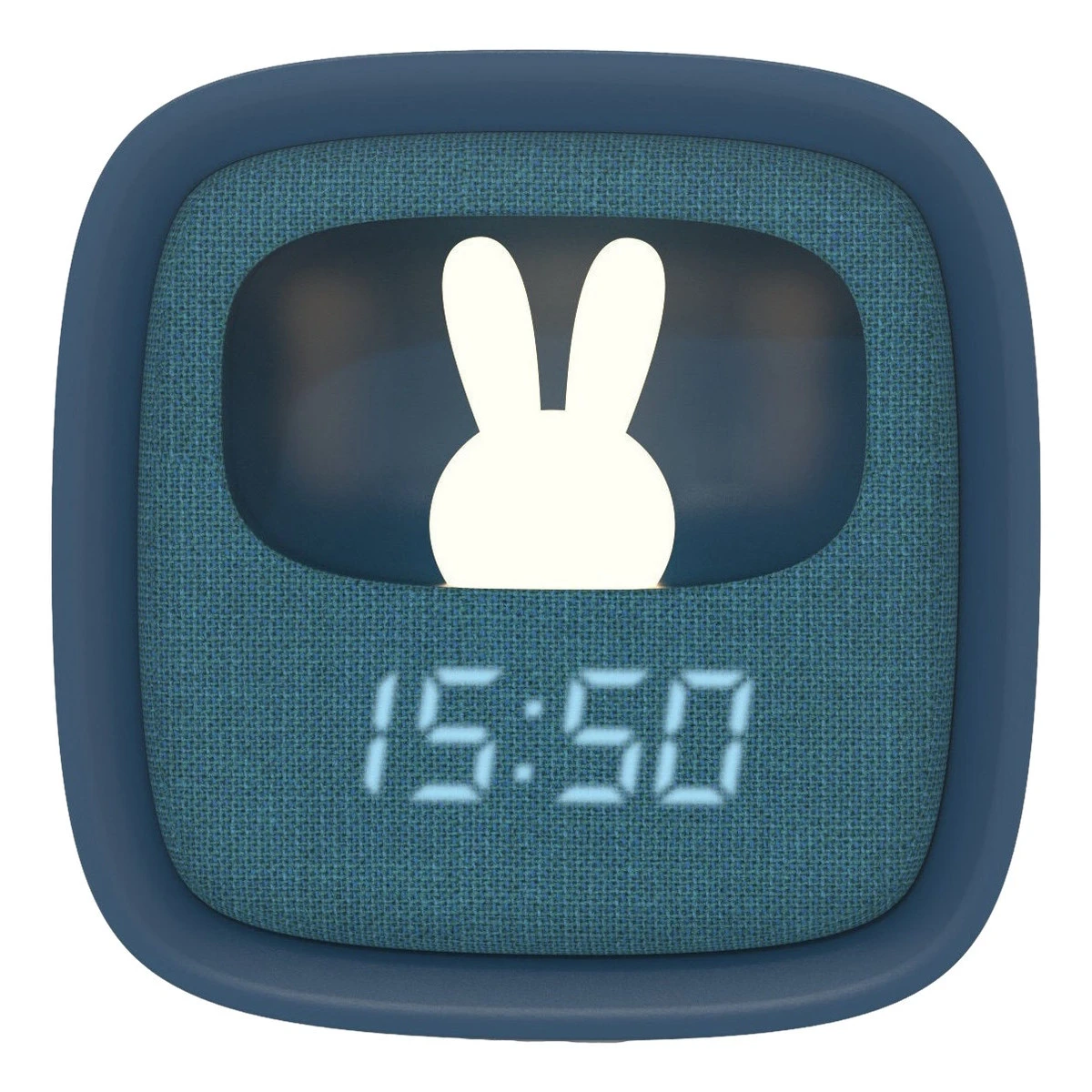 MOB Billy Donkerblauw Klok en Nachtlampje BILLY-DKBL-01 MOB Billy Donkerblauw Klok En Nachtlampje BILLY-DKBL-01 -babybenodigdheden mob billy donkerblauw klok en nachtlampje billy dkbl 01 1