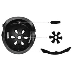 Momi Mimi Black 47-58 Cm Kinderhelm ROBI00019 -babybenodigdheden momi mimi black kinderhelm robi00019 4