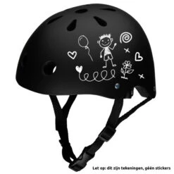 Momi Mimi Black 47-58 Cm Kinderhelm ROBI00019 -babybenodigdheden momi mimi black kinderhelm robi00019 52 1