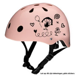 Momi Mimi Pink 47-58 Cm Kinderhelm ROBI00017 -babybenodigdheden momi mimi pink kinderhelm robi00017 52 1 1