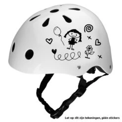 Momi Mimi White 47-58 Cm Kinderhelm ROBI00018 -babybenodigdheden momi mimi white kinderhelm robi00018 62 1 1